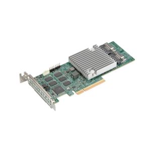 Card AOC-S3908L-H8iR-16DD 8-Port SAS3 RAID 12.0Gb/s PCIe Gen4 LSI 3908 (16 devices)