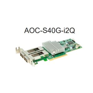 Network card Supermicro AOC-S40G-i2Q Standard low-profile 2-port 40GbE QSFP+