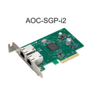 Network Card AOC-SGP-i2 Standard low-profile 2-port 1GbE RJ45