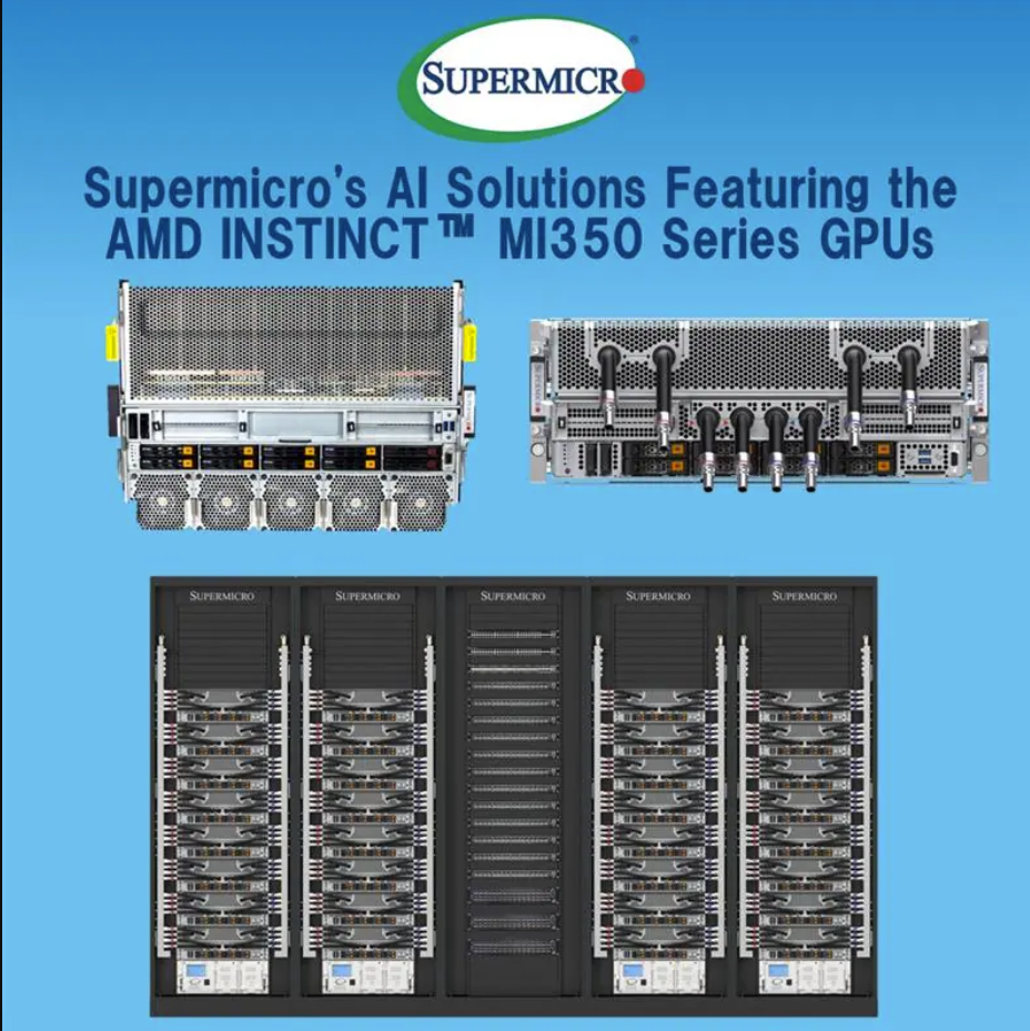Supermicro ra mắt hệ thống GPU H14 tích hợp AMD Instinct MI350